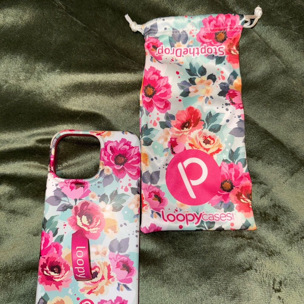 Peonies RIGHTY Loopy Case for IPhone 14 Pro Max